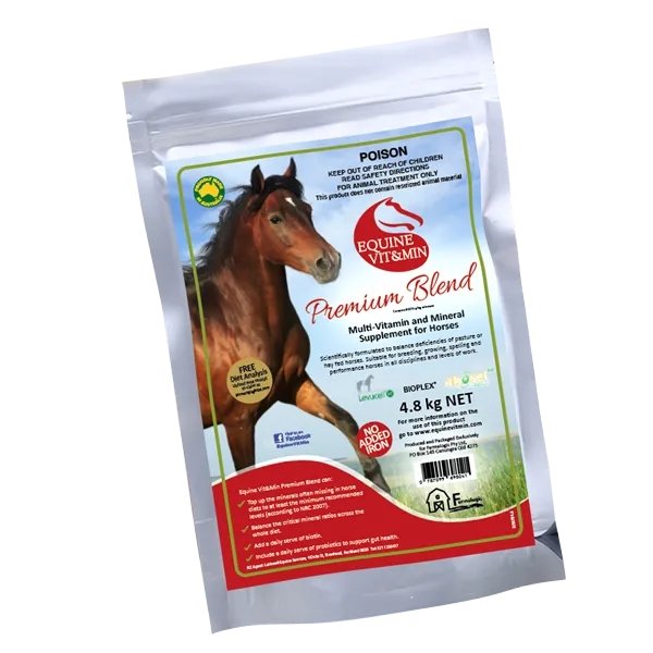 Equine Vit & Min Premium Blend 4.8kg - Woonona Petfood & Produce