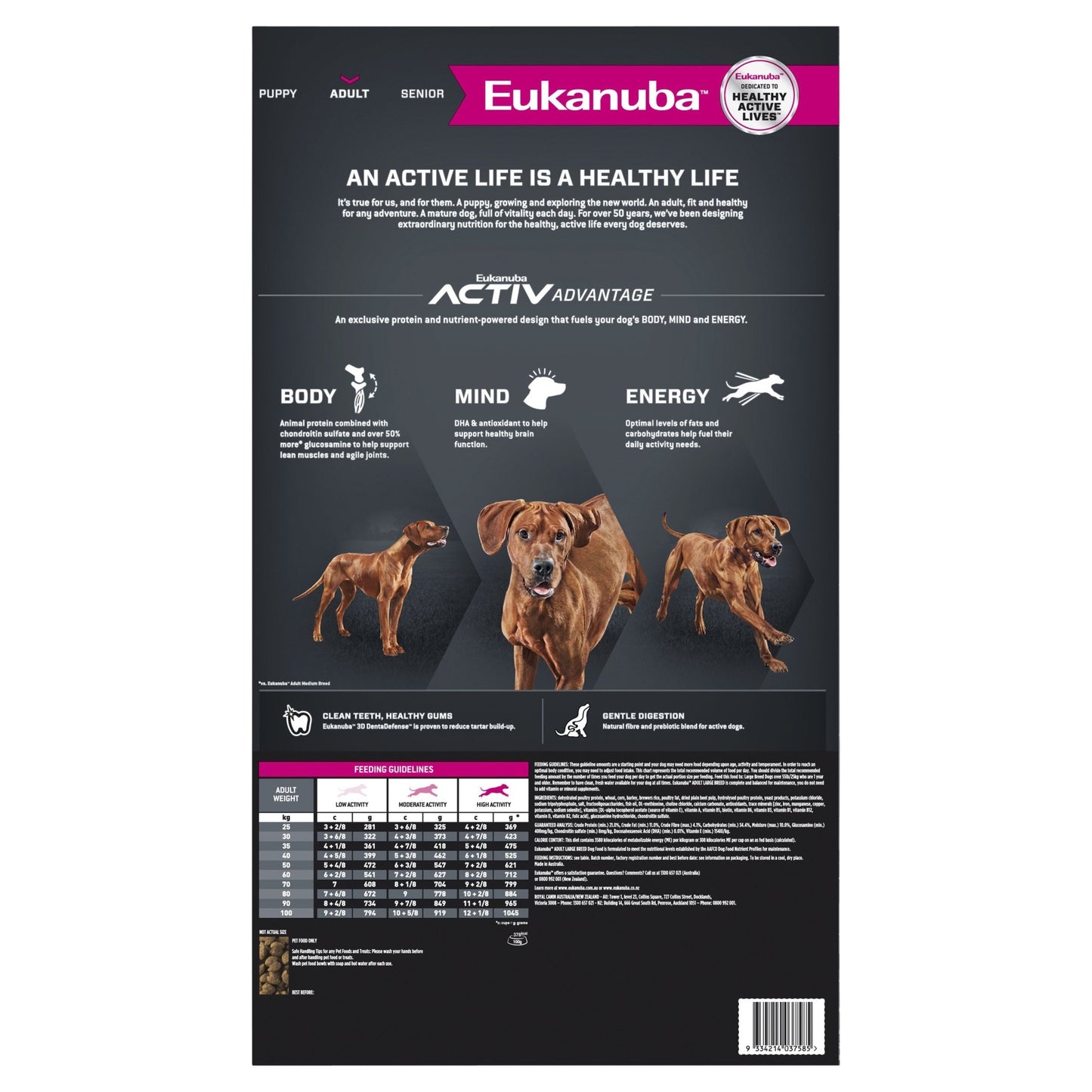 Eukanuba Dry Dog Food Adult Large Breed 15kg - Woonona Petfood & Produce