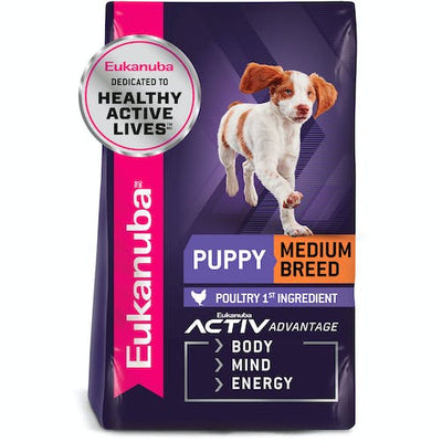 Eukanuba Dry Dog Food Puppy Medium Breed 15kg