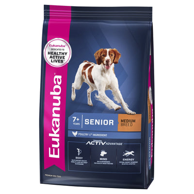Eukanuba Dry Dog Food Senior Medium Breed 15kg