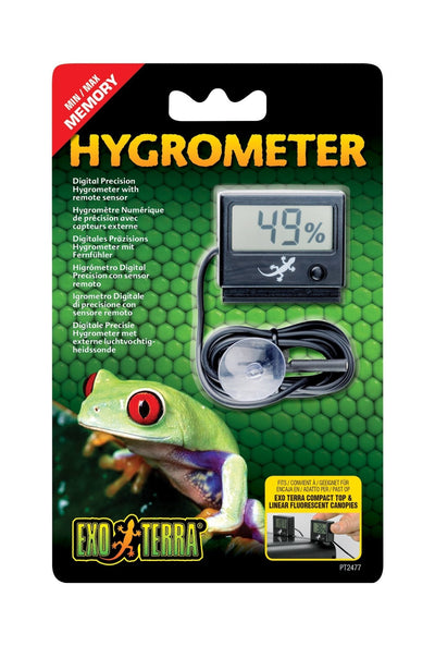 Exo Terra Led Hygrometer With Probe Light