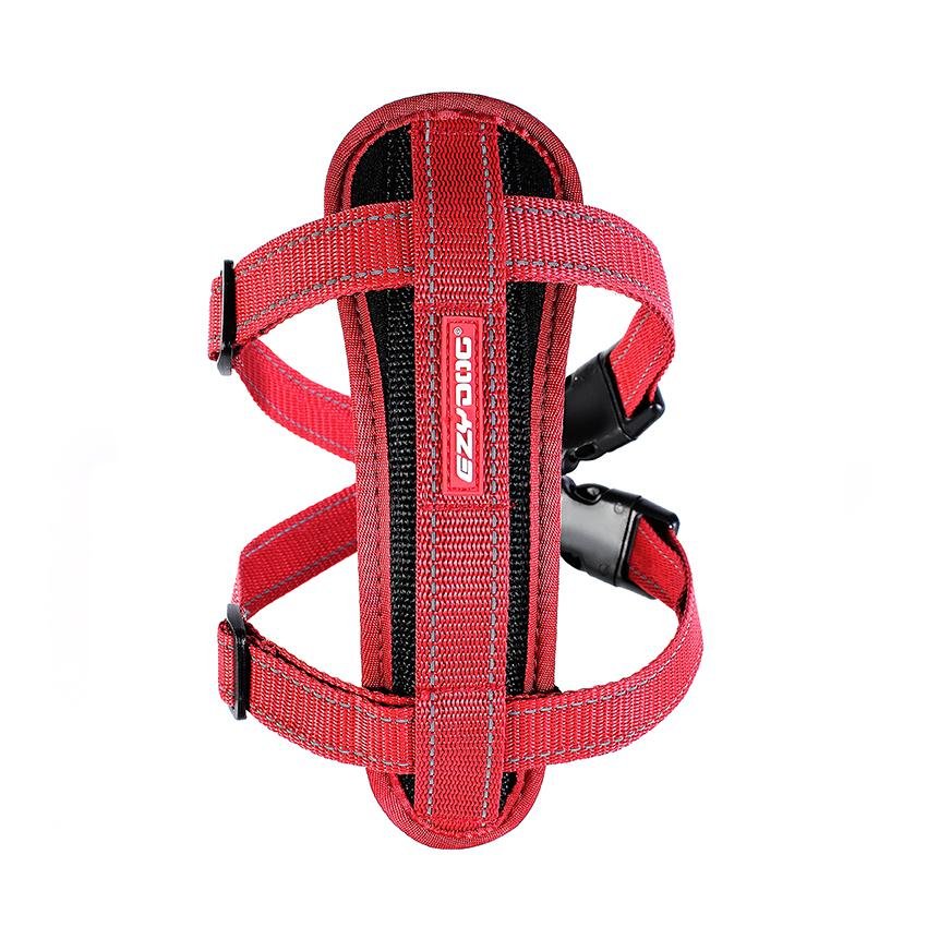 Ezydog Chest Plate Harness Red - Woonona Petfood & Produce