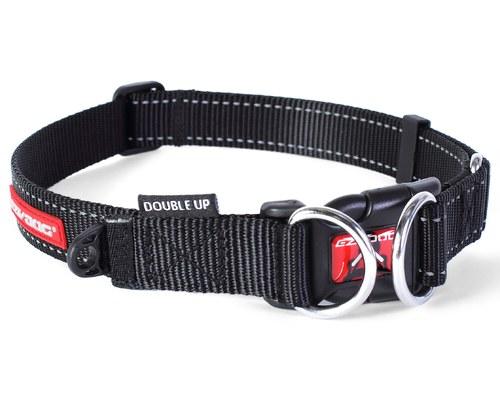 Ezydog Collar Double Up Black - Woonona Petfood & Produce