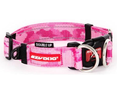 Ezydog Collar Double Up Pink Camo