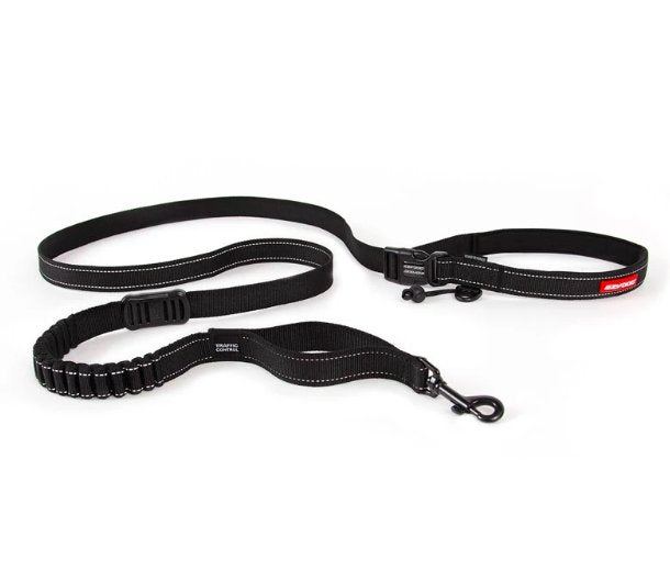 Ezydog Leash Road Runner 25 Black - Woonona Petfood & Produce