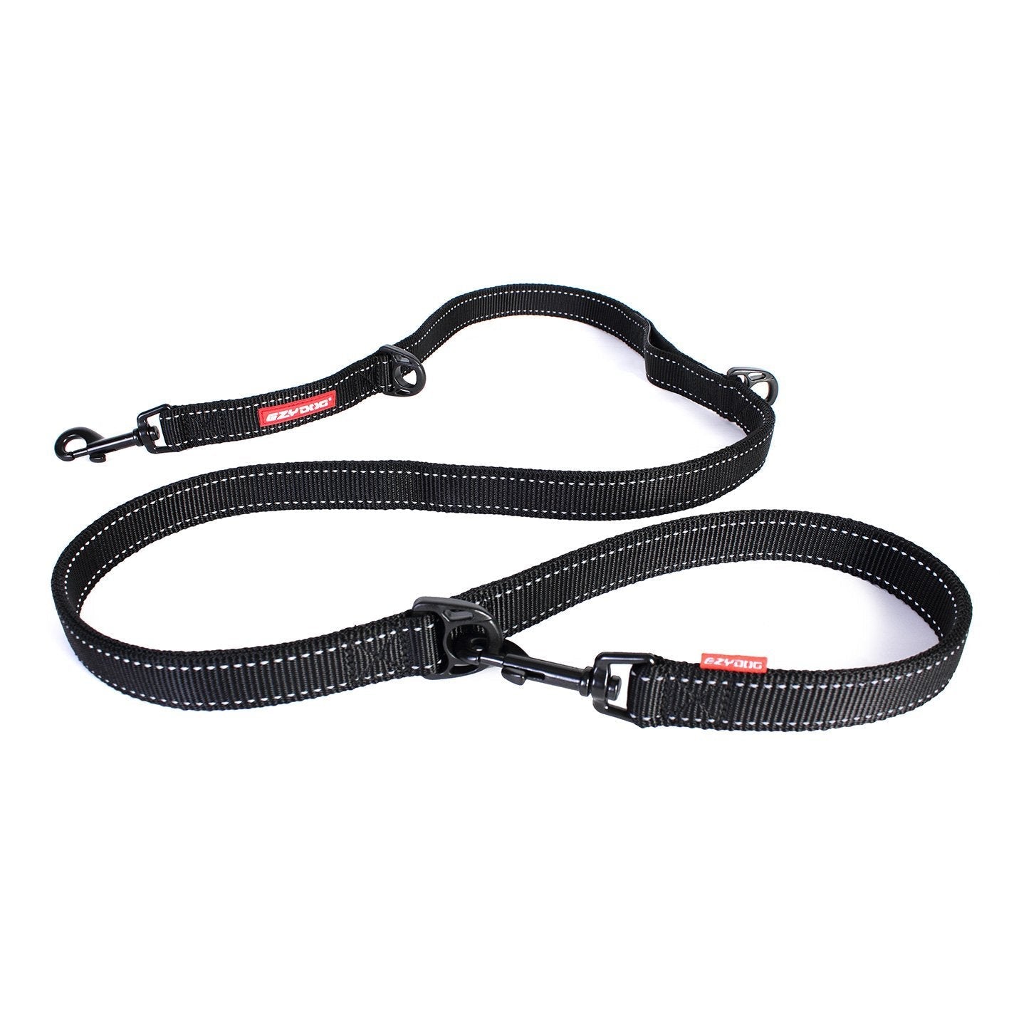 Ezydog Leash Vario 6 159cm Black - Woonona Petfood & Produce