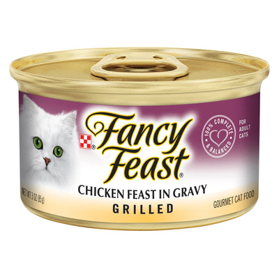 Fancy Feast Chicken Feast in Grilled Chicken Flavour Gravy 85g - Woonona Petfood & Produce