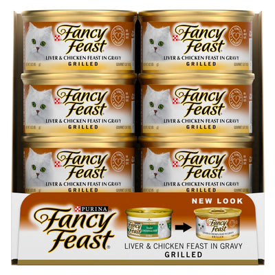 Fancy Feast Grilled Liver & Chicken Feast 85gx24 - Woonona Petfood & Produce