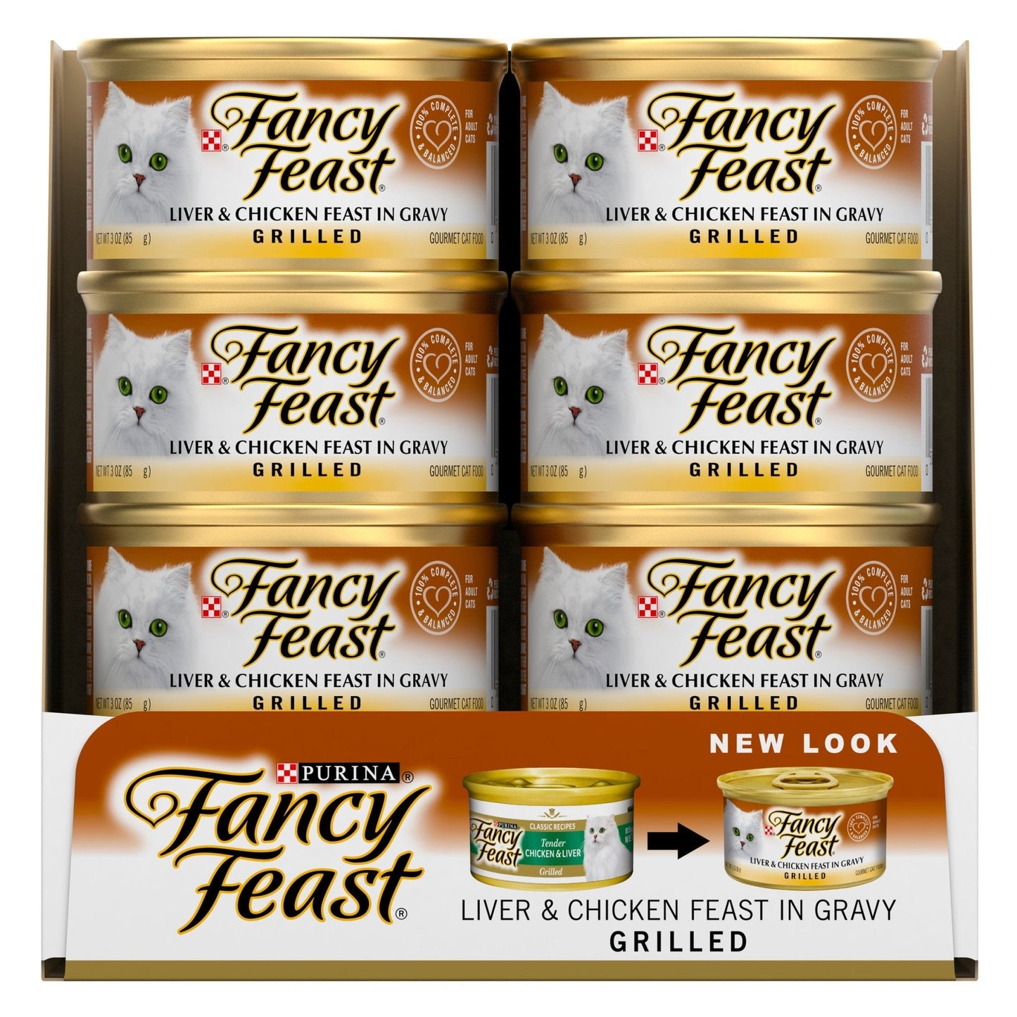 Fancy Feast Grilled Liver & Chicken Feast 85gx24 - Woonona Petfood & Produce