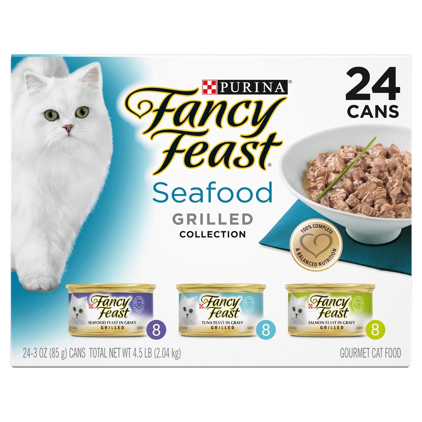 Fancy Feast Grilled Seafood Variety 24x85g - Woonona Petfood & Produce