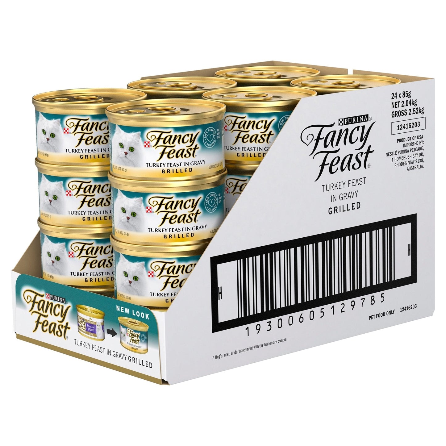 Fancy Feast Grilled Turkey in Gravy 24x85g - Woonona Petfood & Produce