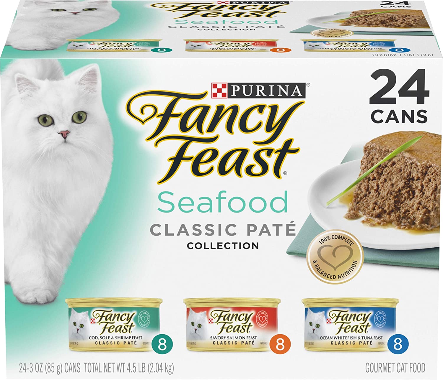Fancy Feast Seafood Classic Pate Collection 24x85g - Woonona Petfood & Produce