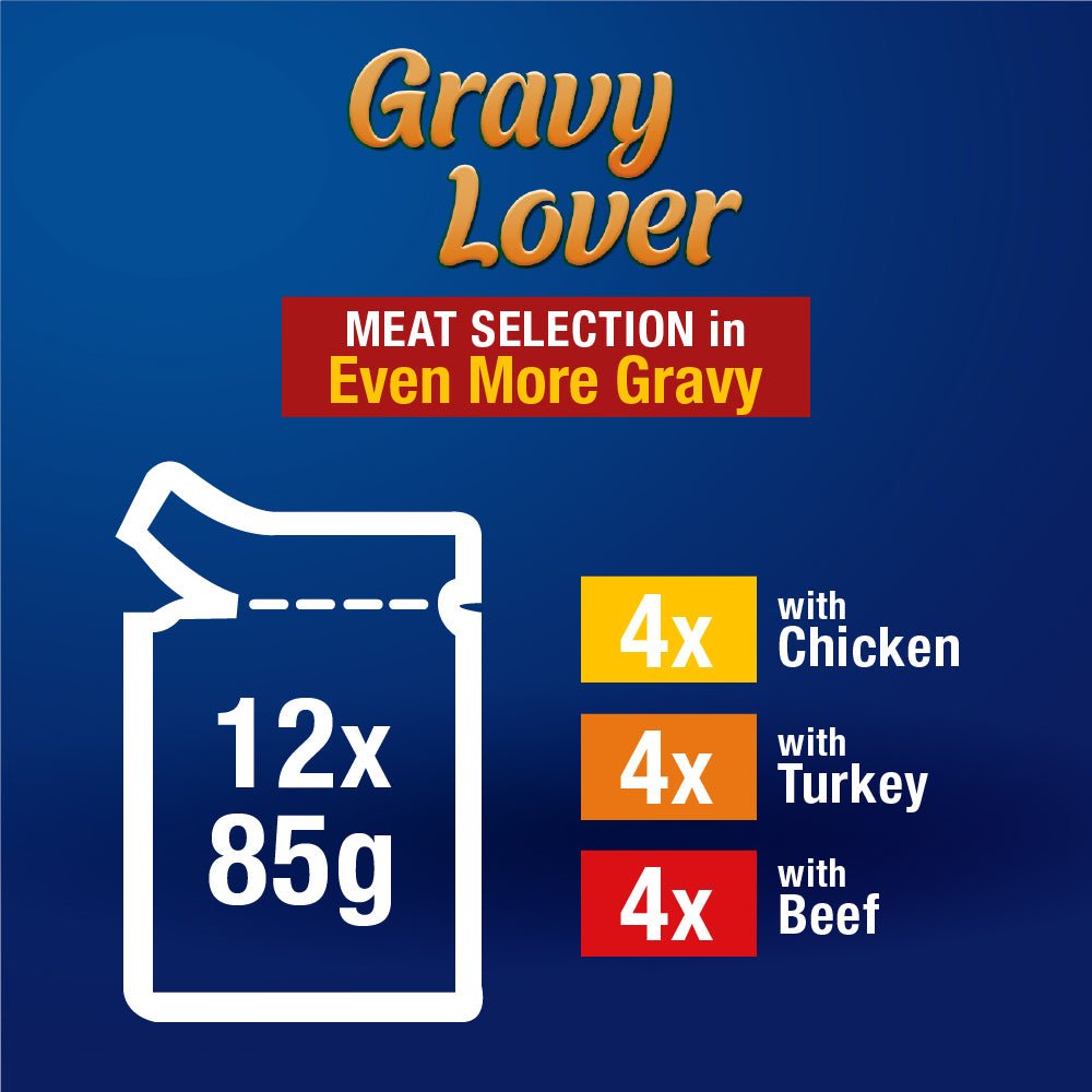 Felix Gravy Lovers Meat Selection 12x85g - Woonona Petfood & Produce