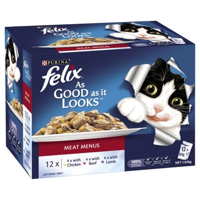Felix Meat Menus 12x85g