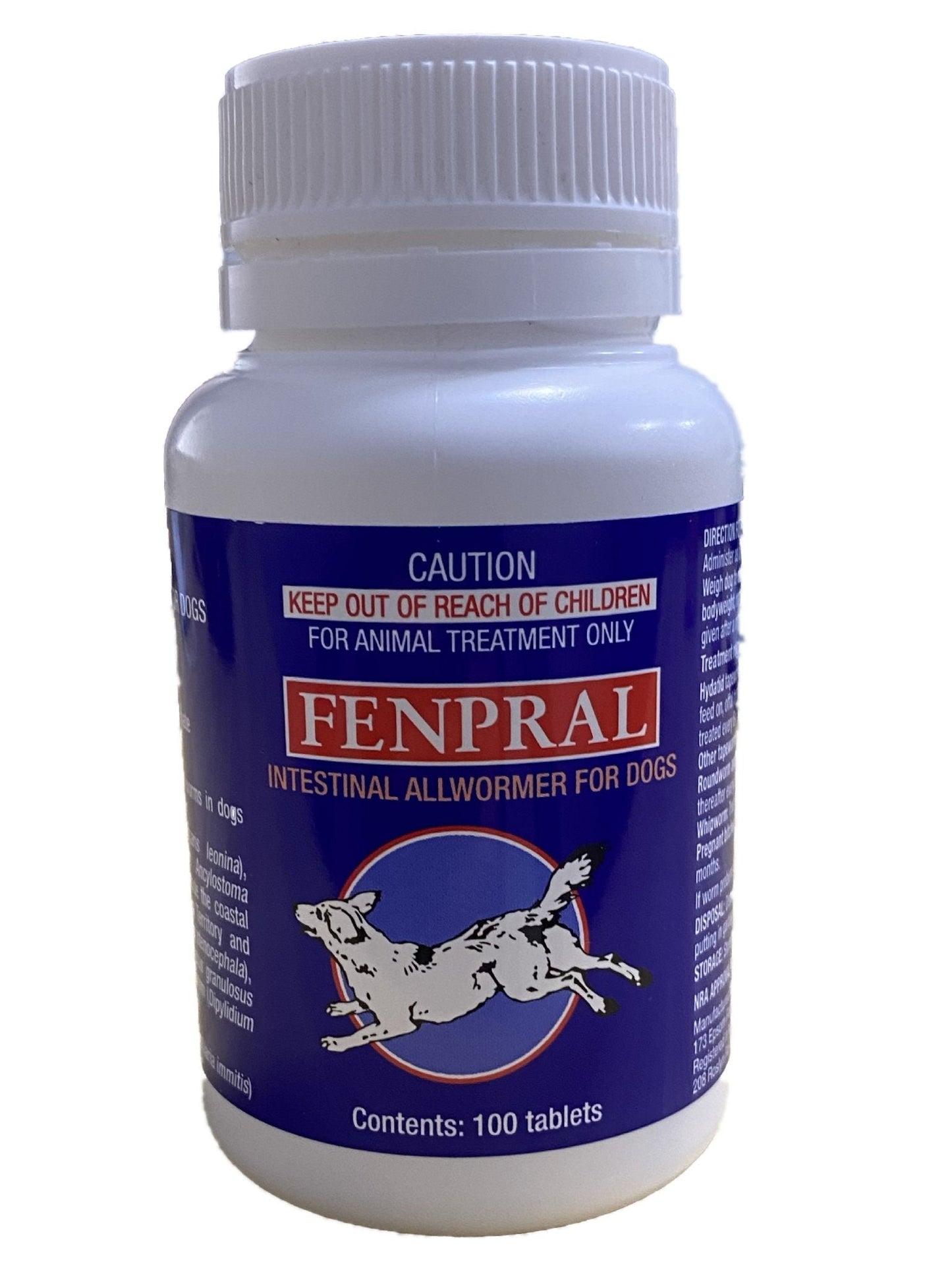 Fenpral Dog Worm Tablet 10kg - Woonona Petfood & Produce