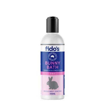 Fidos Bunny Bath Shampoo and Conditioner 125ml - Woonona Petfood & Produce