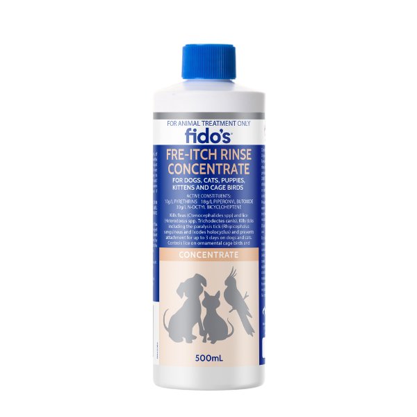 Fidos Rinse Concentrate Fre Itch - Woonona Petfood & Produce