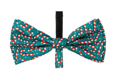 Fuzzyard Bowtie - Candy Cane Green