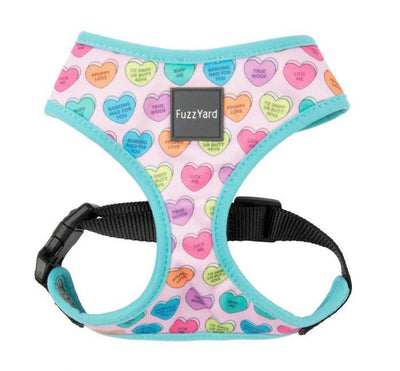 Fuzzyard Candy Hearts Dog Harness