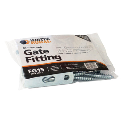 Gate Fitting FG15 Drop Latch Multi Fit Pack 13285 Whites