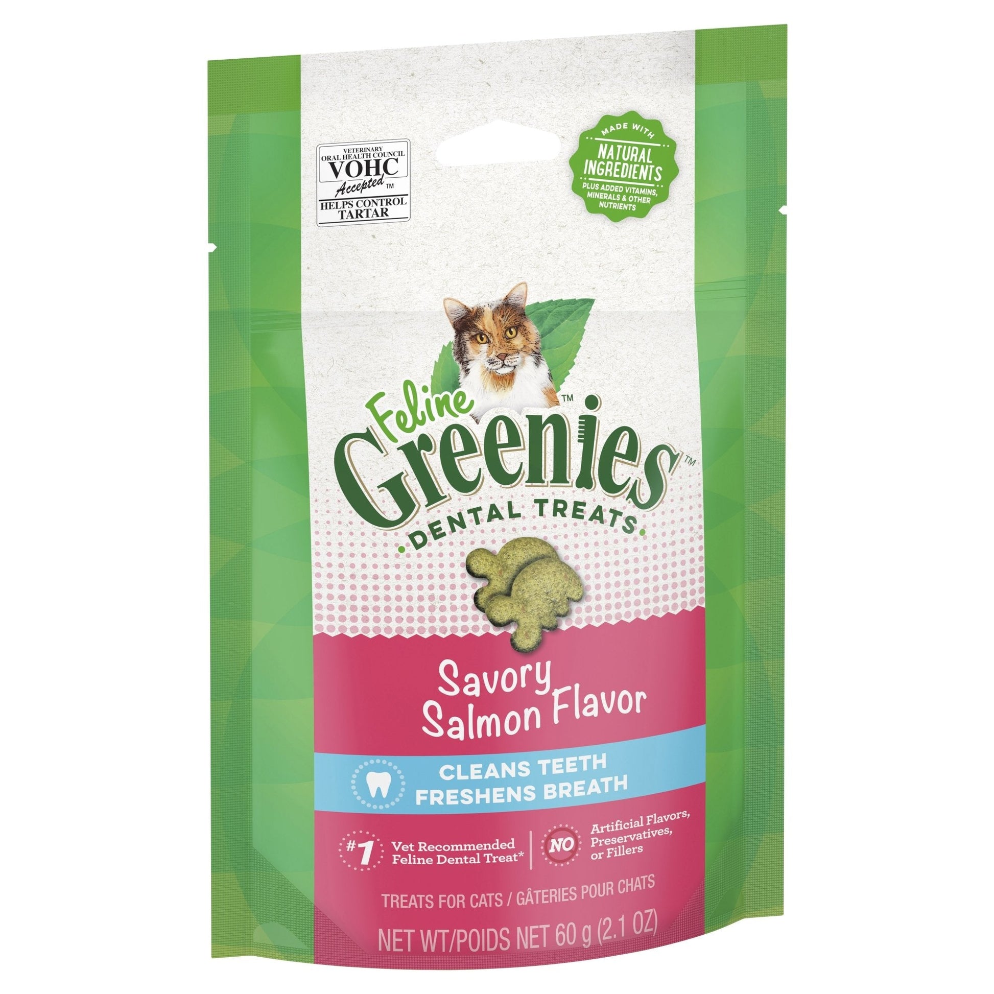 Greenies Feline Salmon 60g - Woonona Petfood & Produce