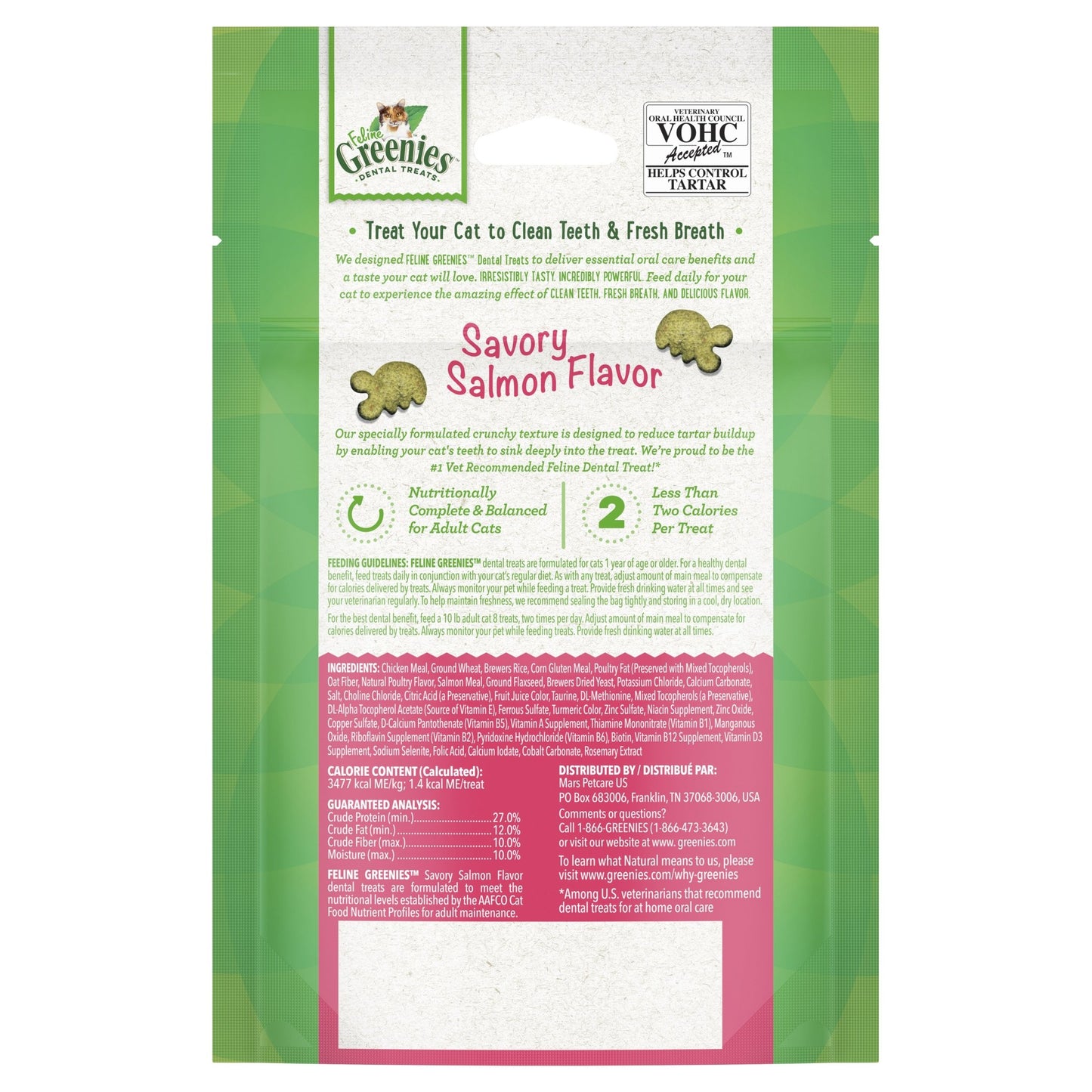 Greenies Feline Salmon 60g - Woonona Petfood & Produce