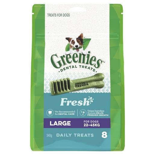 Greenies Large Freshmint 340g 8 Pack - Woonona Petfood & Produce