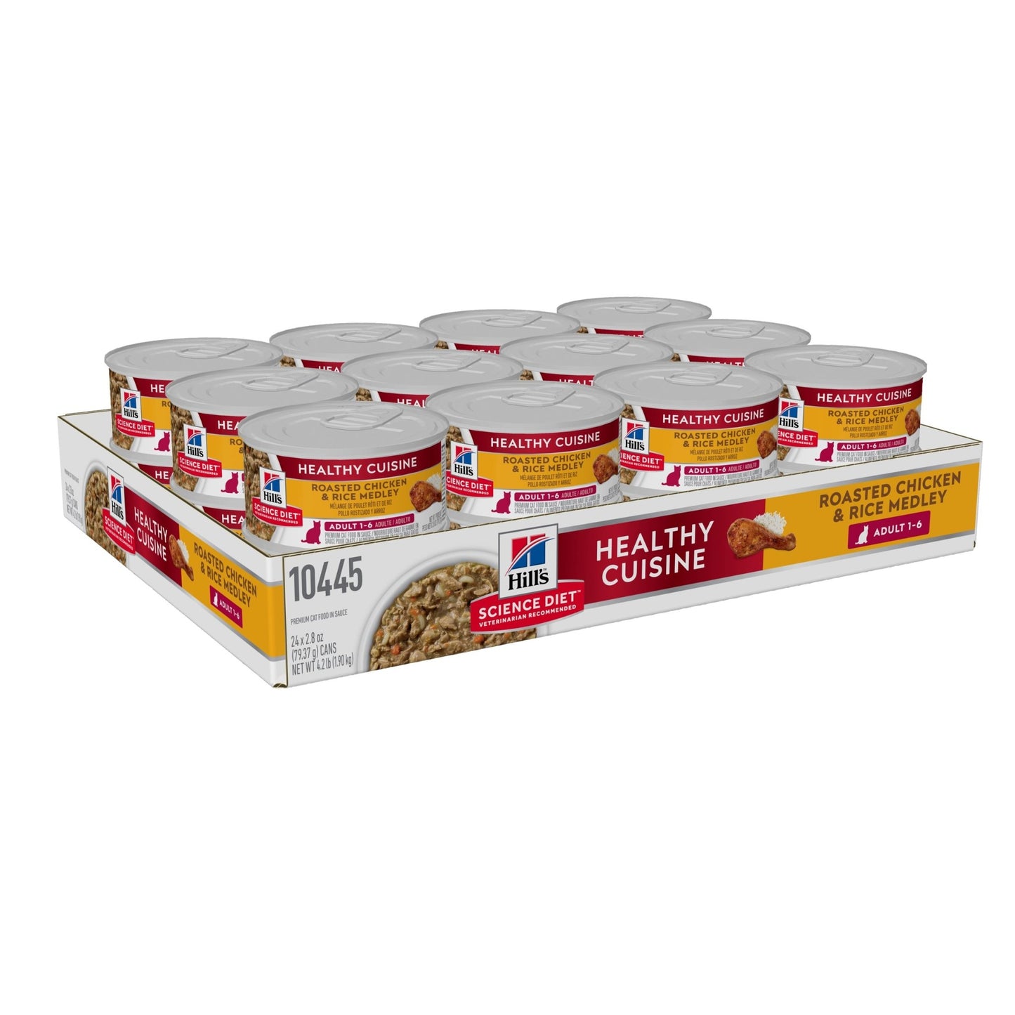 Hill's Science Diet Adult Healthy Cuisine Chicken & Rice Medley Canned Cat Food 24x79g - Woonona Petfood & Produce