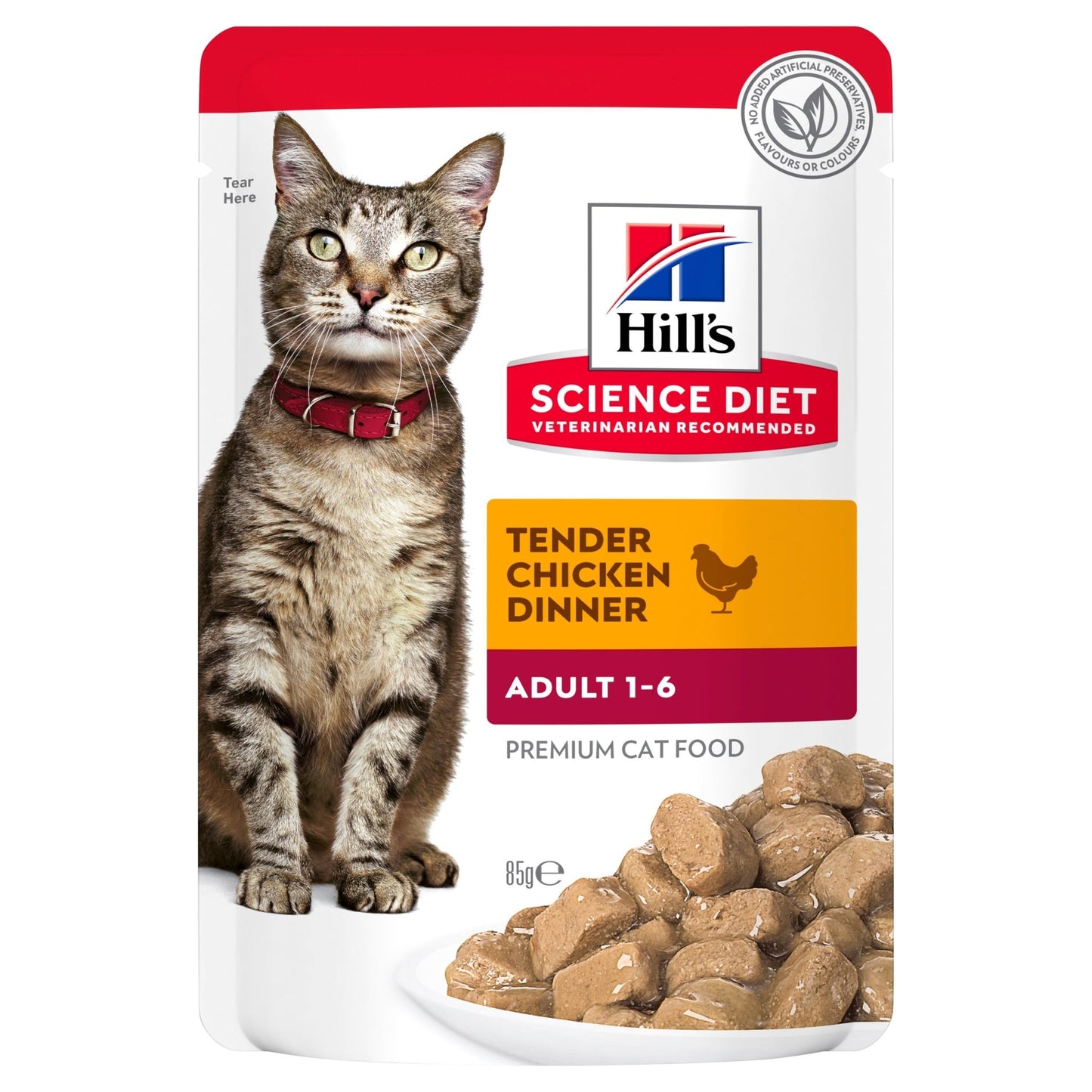 Hill's Science Diet Adult Optimal Care Chicken Cat Food pouches 12x85g - Woonona Petfood & Produce