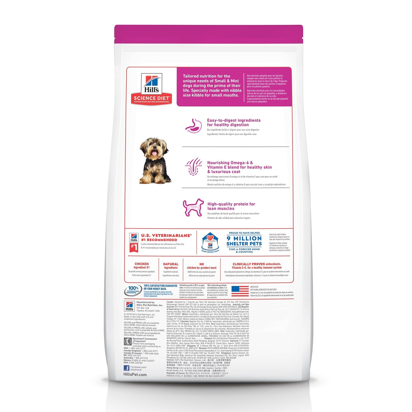 Hill's Science Diet Adult Small Paws Dry Dog Food 7.03kg - Woonona Petfoods