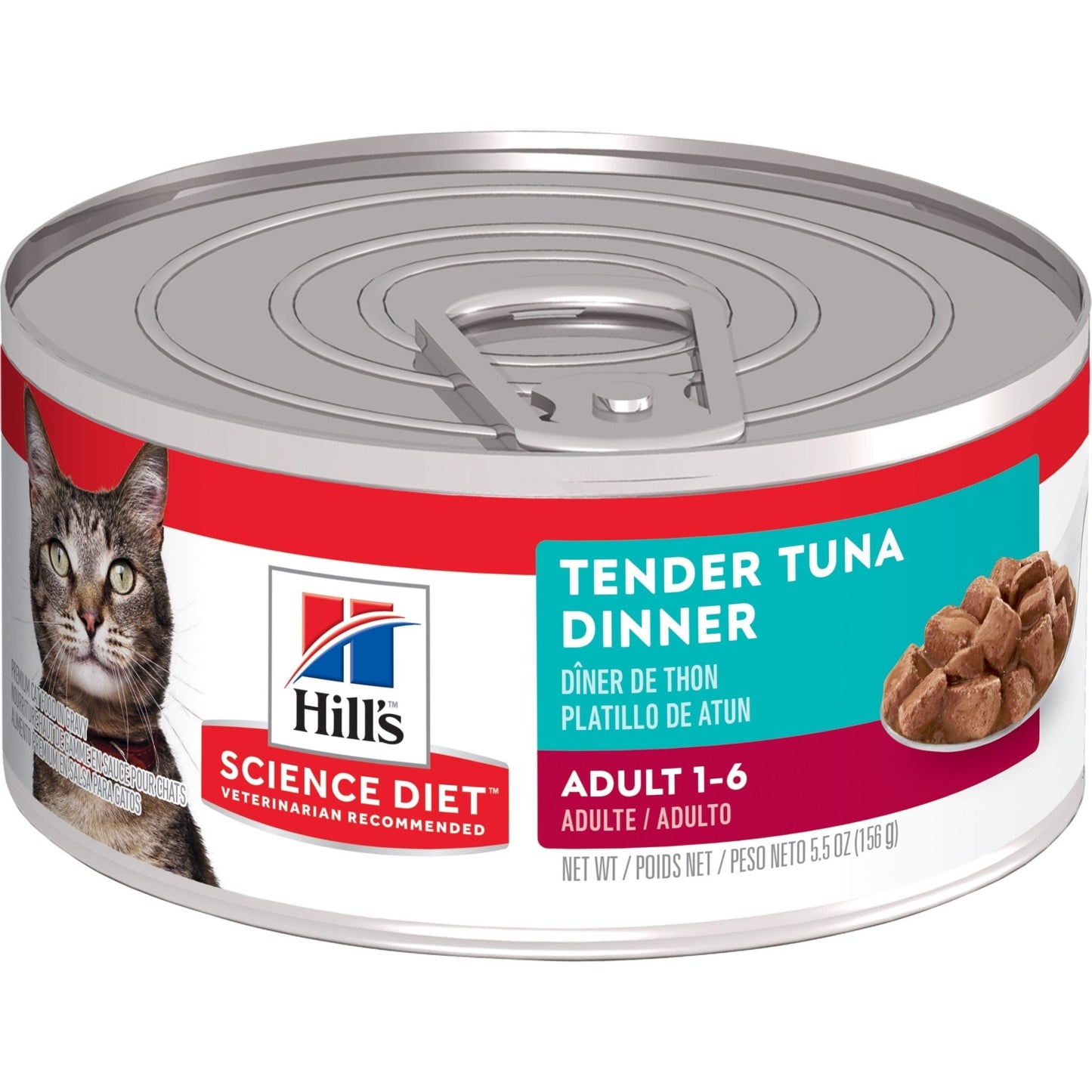 Hill's Science Diet Adult Tender Dinners Tuna Canned Cat Food 24x156g - Woonona Petfood & Produce