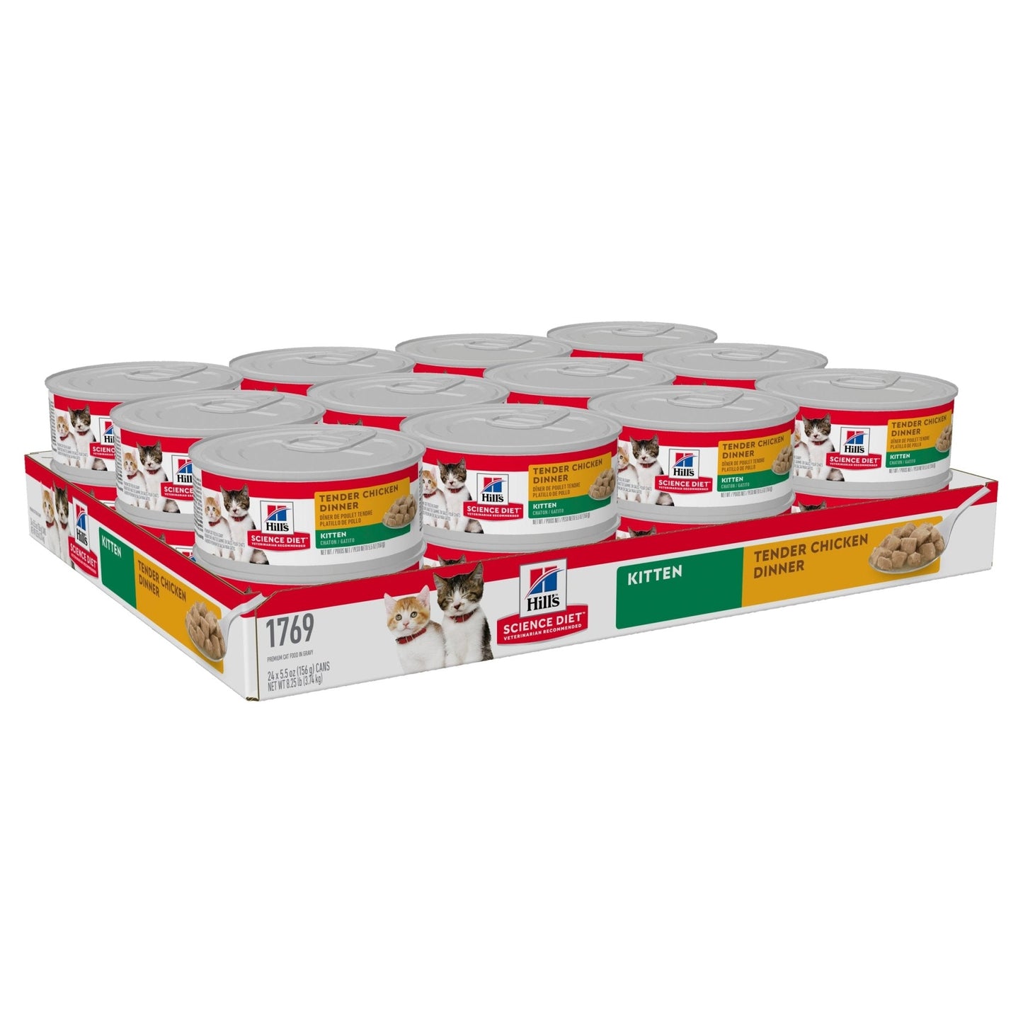 Hill's Science Diet Kitten Tender Dinners Chicken Canned Cat Food 24x156g - Woonona Petfood & Produce