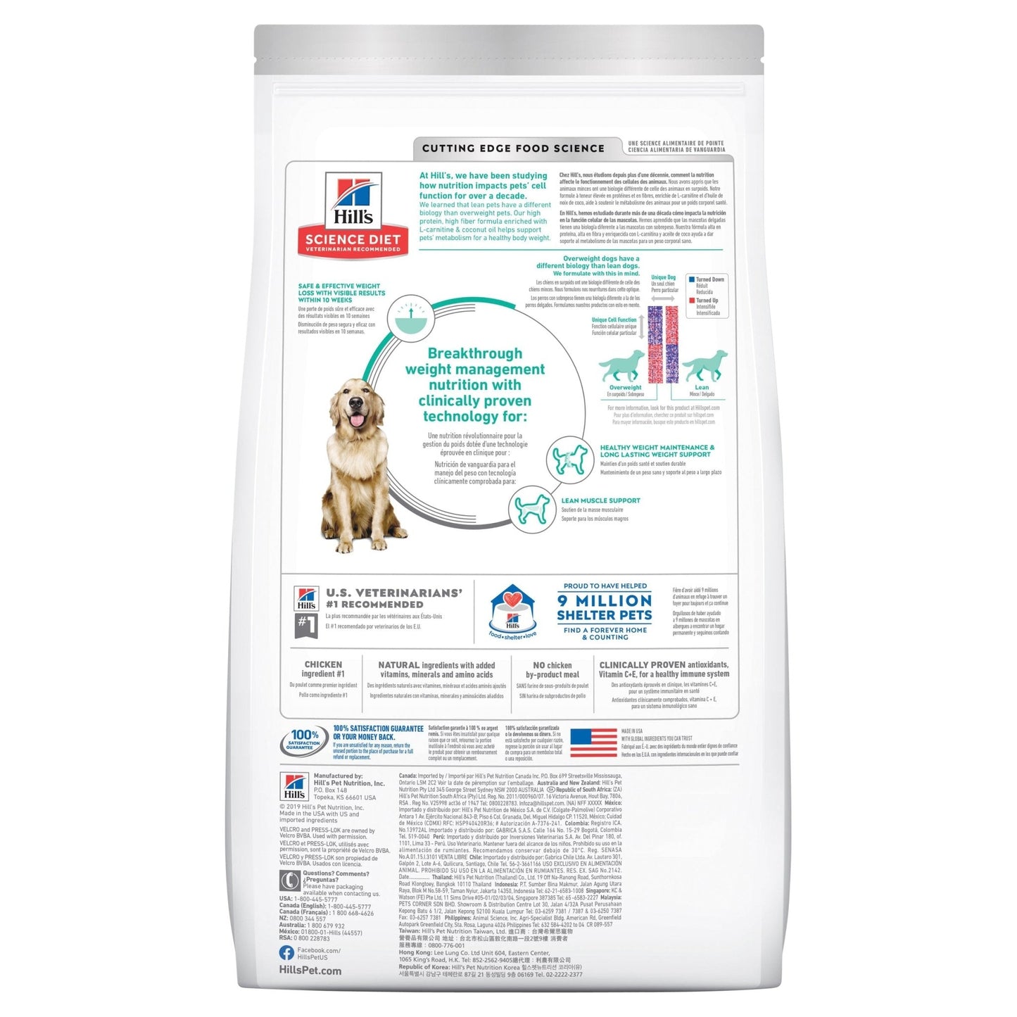 Hill's Science Diet Perfect Weight Adult Dry Dog Food - Woonona Petfood & Produce