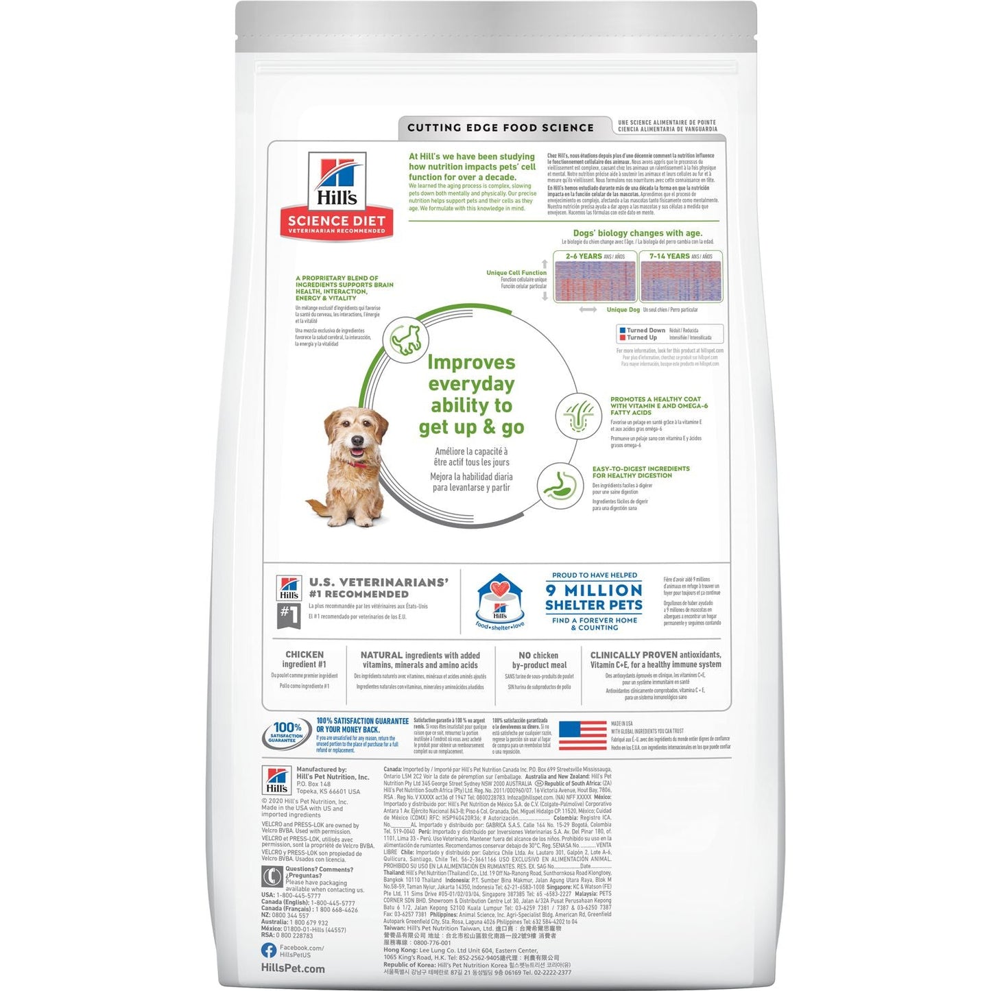 Hill's Science Diet Youthful Vitality Small & Mini Senior Adult 7+ Dry Dog Food 1.58kg - Woonona Petfood & Produce