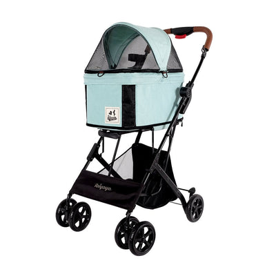 Ibiyaya Travois Tri-fold Pet Travel Stroller Spearmint