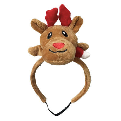 Kazoo Christmas Rudolph Reindeer Headband Medium - Woonona Petfood & Produce