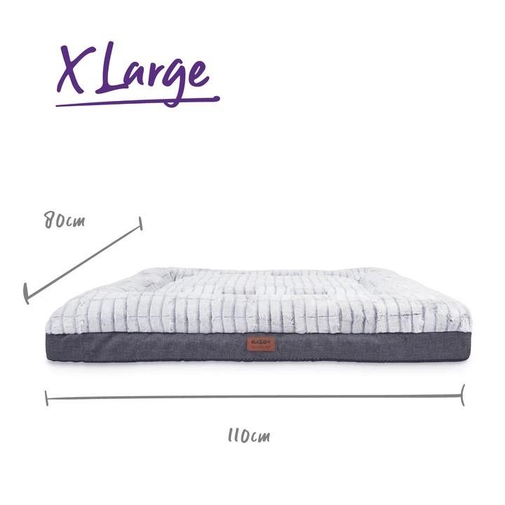 Kazoo Dog Bed Cloud Comfort Grey - Woonona Petfood & Produce