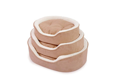 Kazoo Dog Bed Manhattan Coffee & White