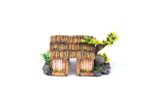 Kazoo Japanese Hut With Plants Medium - Woonona Petfood & Produce