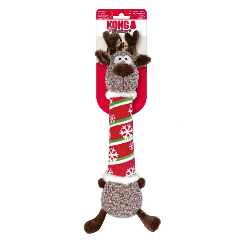KONG Holiday Shakers Luvs Reindeer Medium - Woonona Petfood & Produce