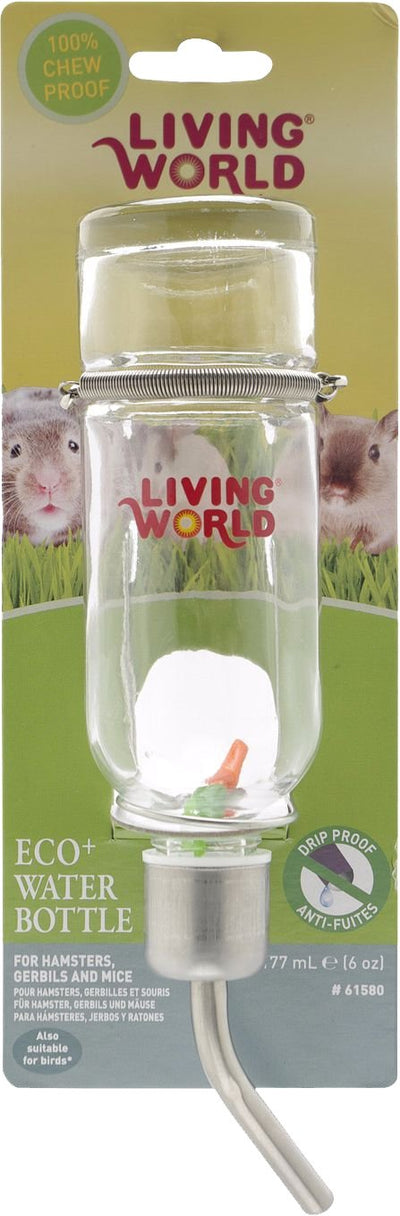Living World Glass Bottle 177ml - Woonona Petfood & Produce