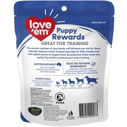 Love Em Liver Puppy Reward Treats 200g - Woonona Petfood & Produce