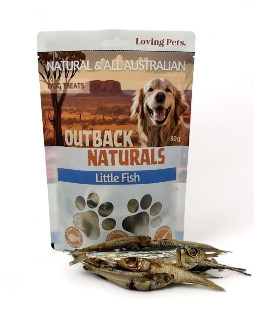 Loving Pets Dog Treats Whole Little Fish 80g - Woonona Petfood & Produce