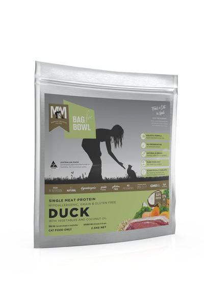 Meals For Meows Gluten Free Adult Duck 2.5kg - Woonona Petfood & Produce