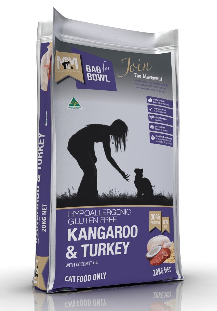 Meals For Meows Gluten Free Kangaroo & Turkey - Woonona Petfood & Produce