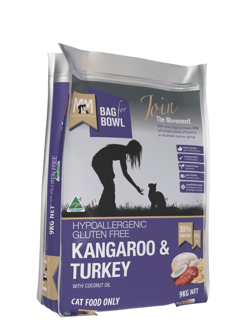 Meals For Meows Gluten Free Kangaroo & Turkey - Woonona Petfood & Produce
