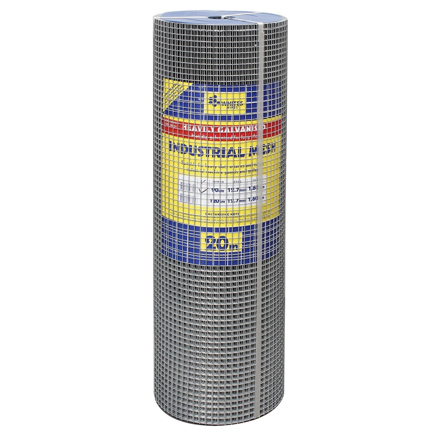 Mesh 900mm 12mm x 12mm x 1.6mm x 20 Metres Parrot Mesh Whites - Woonona Petfood & Produce