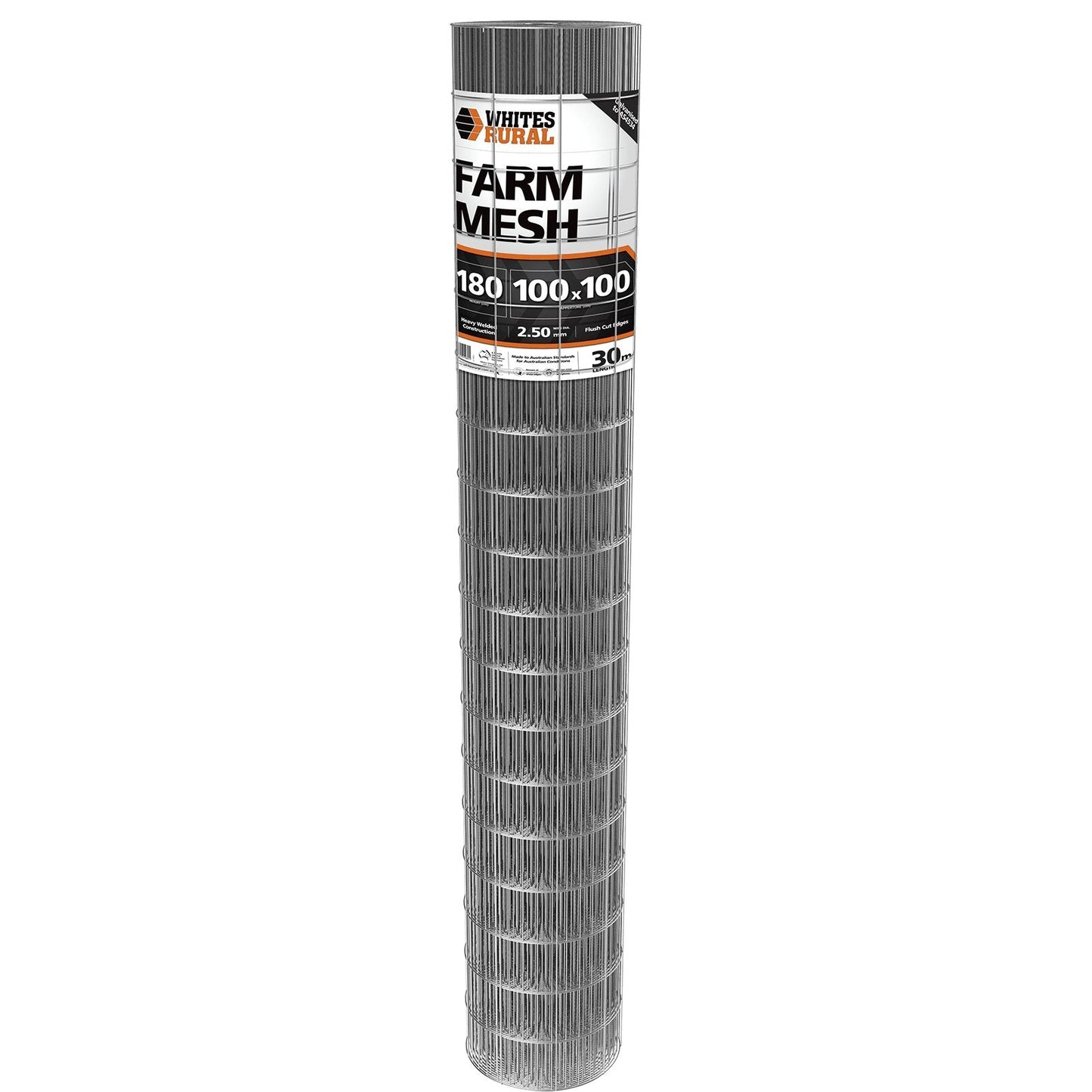 Mesh Heavy 1800mm X100 X 100 X2.5m 30m Whites - Woonona Petfood & Produce