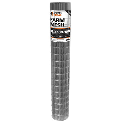 Mesh Heavy 1800mm 100x100x2.5m 30M Whites