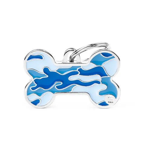 My Family Pet Tag Bone Camouflage Large - Woonona Petfood & Produce